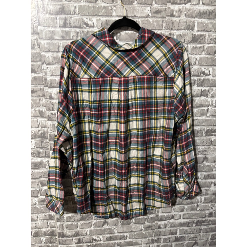 Torrid Flannel Button Down Top - Picture 2 of 4